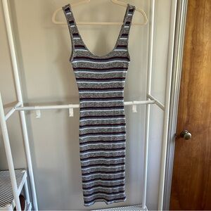 ⭐️ Love Culture striped bodycon midi dress
